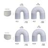 Duct Extension Pipe Accessories Flexible Air Conditioner Exhaust Hoses Duct Ventilator Pipe for Mobile Air Conditioning
