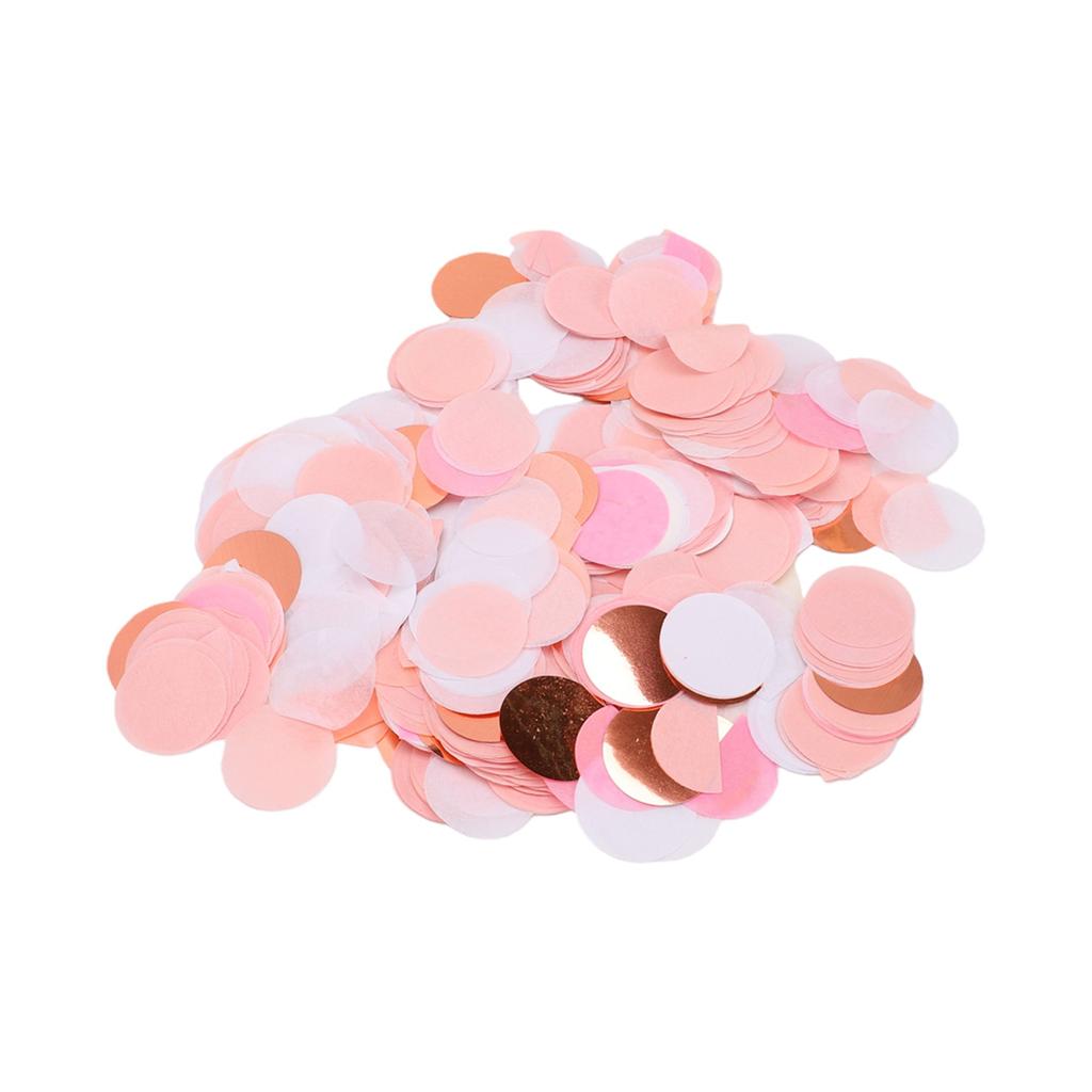 Round Confetti 2.5cm 30g Colorful Tissue and Foil Confetti Dots for Wedding Birthday Party Decoration 30g