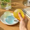 Fruit Stress Relievers Clear Lemon Relief Toy, Textured Ball Fidget Anxiety Gadget Fake Squeeze Sensory Toy for Hand Relaxation Decompression