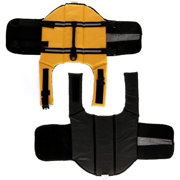 Safety Dog Life Jacket Summer Printed Pet Dog Life Vest Swimming Wear Safety Clothes Outdoor Puppy Big Dog Clothing Vest XXS-XXL