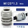 Nylon Waterproof Cable Connector Gland, M/PG Type, Flame Retardant, Sealed Threaded