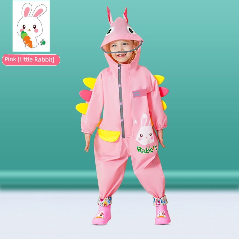 Kinder Einteiler Regenmantel und Regenhosen Set, Ganzkörper-Regenbekleidung für Jungen und Mädchen, Kindergartenkinder, 2024 Neues Modell Regen C