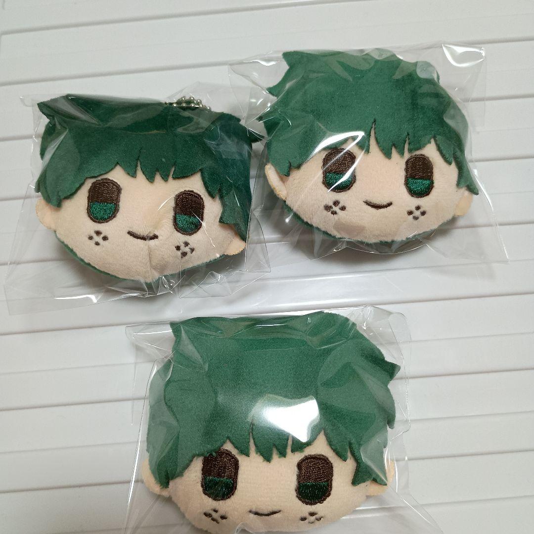 

[USED] My Hero Academia Izuku Midoriya Face Plush Keychain One