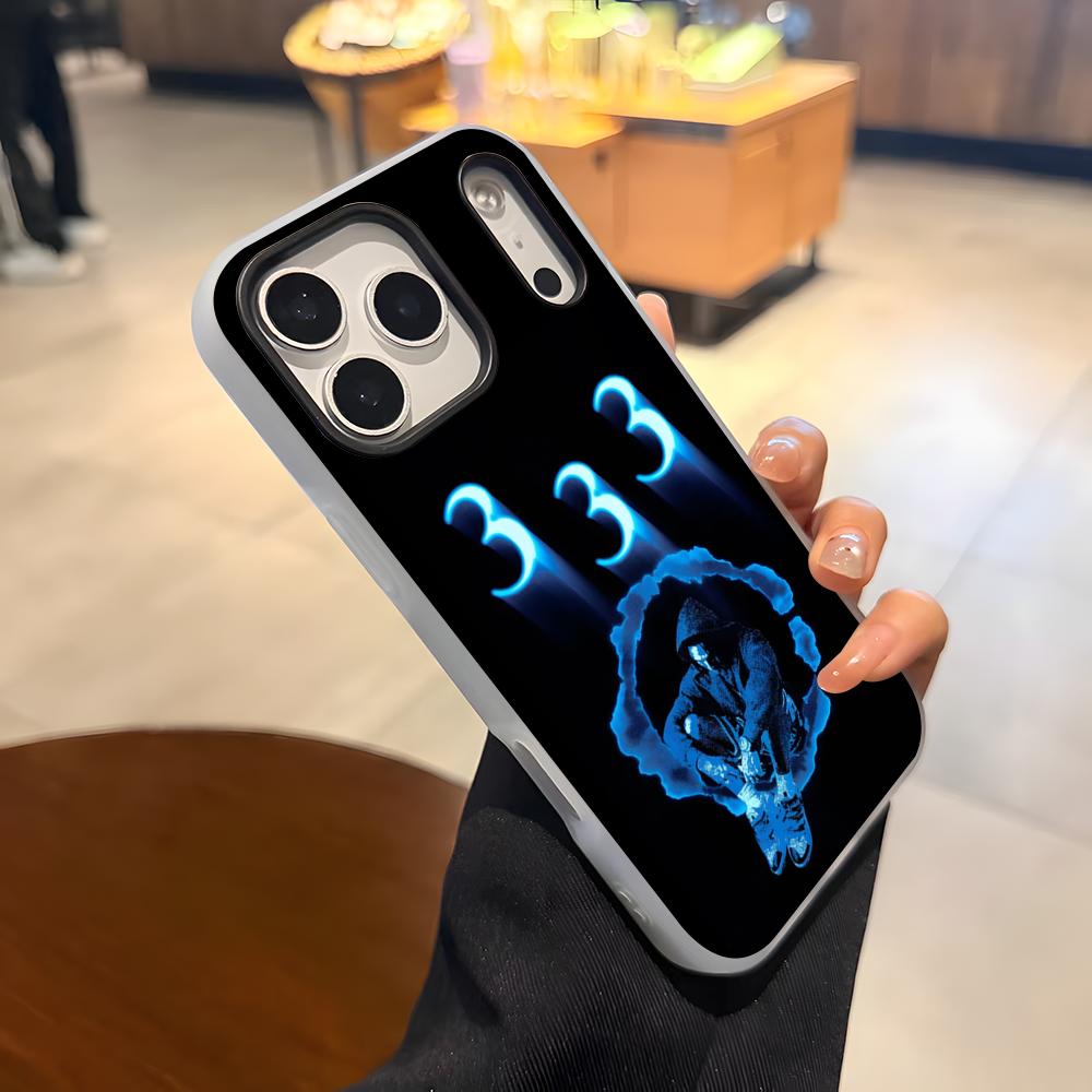 Rapper Matue 333 Phone Case For IPhone 17 Air 16 E 15 14 Plus 13 12 11 Pro Max Jelly 2 In 1 Protective Case