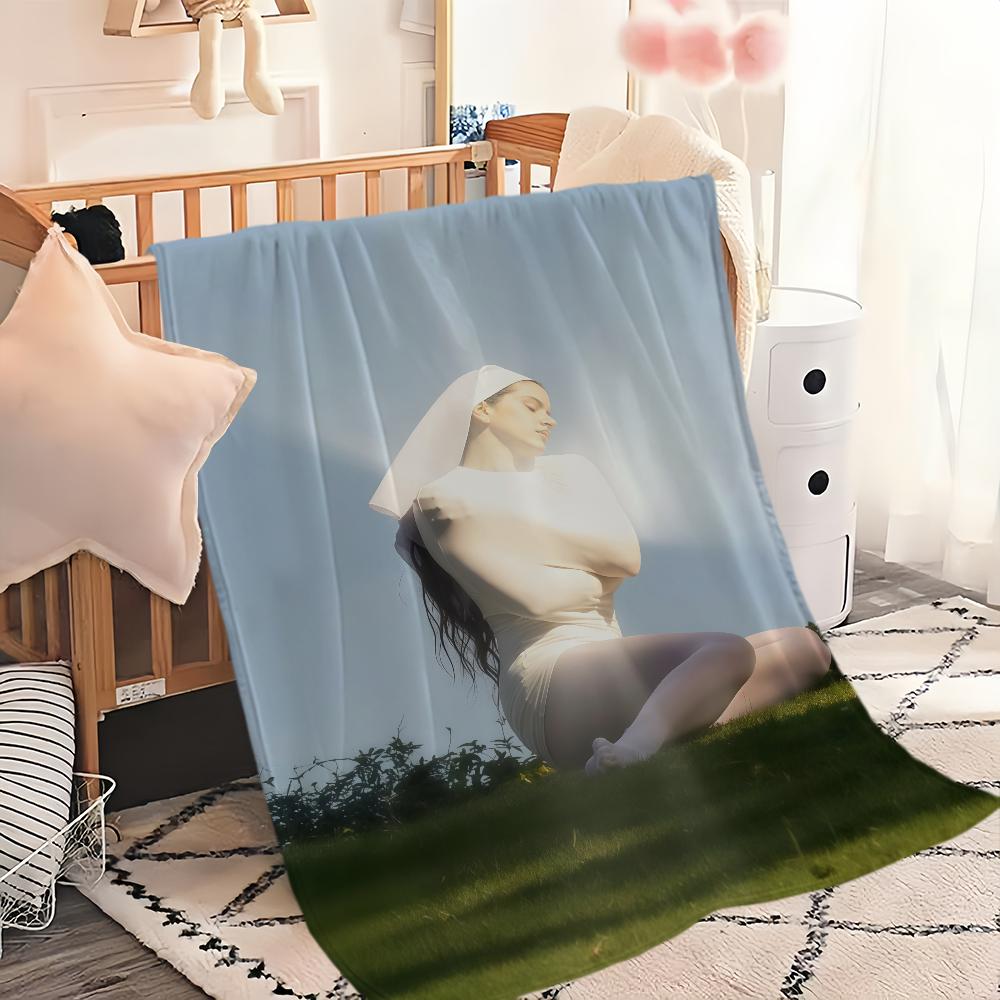 Singer R-Rosalia Lux Blanket Blanket for Couch Sofa Travel Home Picni Flannel Blanket birthday gift Warm Comfortable