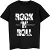 Fashion Rock N Roll Personalized Music T-shirt Men's Short Sleeve O-neck Cotton T Shirt Summer Male Hip Hop Shirt Harajuku Tees