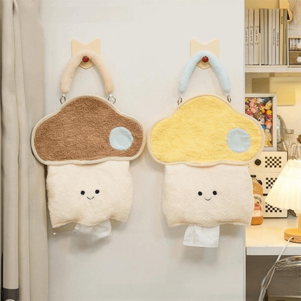 Detachable Hanging Tissue Bag Cloud-shaped Car Tissue Holder Cute Portable Tissue Cover  Outdoor