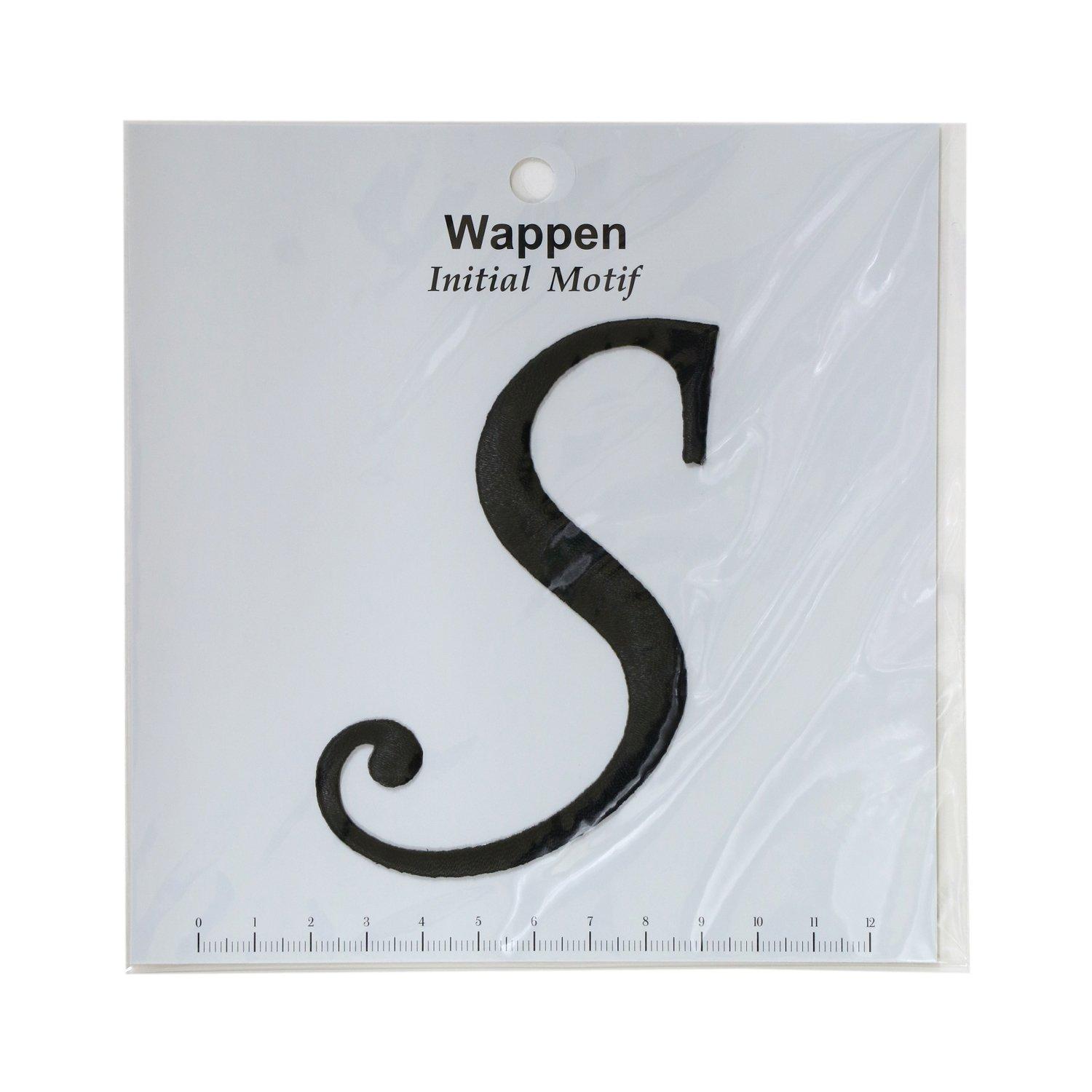 

KIYOHARA Initial Motif Patch Cursive S ширина x высота Черный IMBK 10,5 см 9,5 см