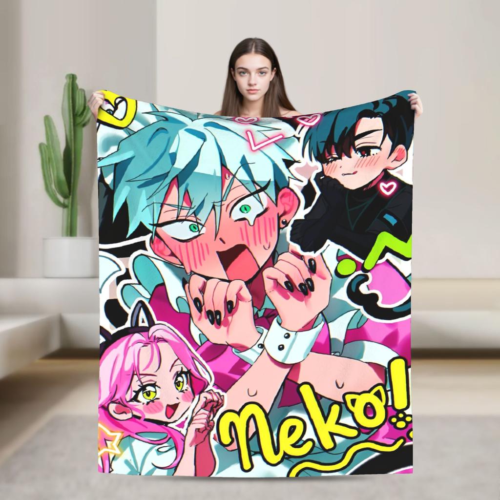 Luka Alien Bühnen Decken Super Weiche Neuheit Plüsch Überwurfdecke für Sofa Bett Dekorative Flanell Tagesdecke Bettbezug