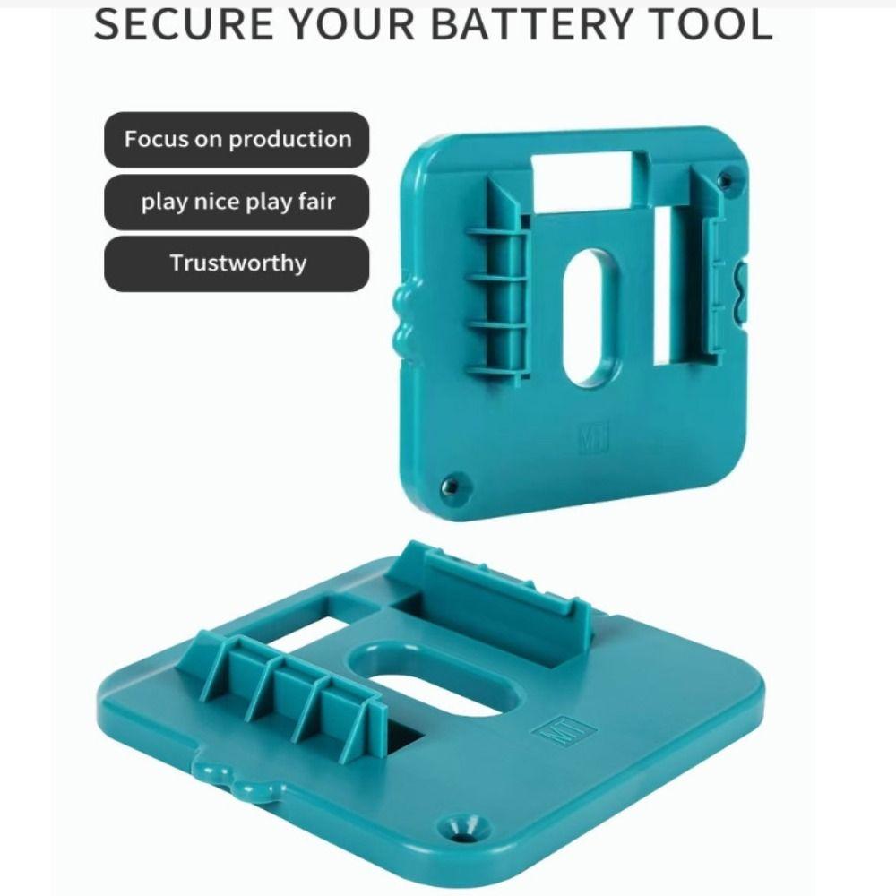 Installation Base Battery Holder Fixed Bracket Battery Mount 18V Battery Storage Tool Bracket