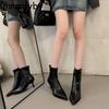 Autumn Design Pointed Toe Women Ankle Boots Sexy High Heels Pointed Toe Shoes Modern Short Botas Para Mujer