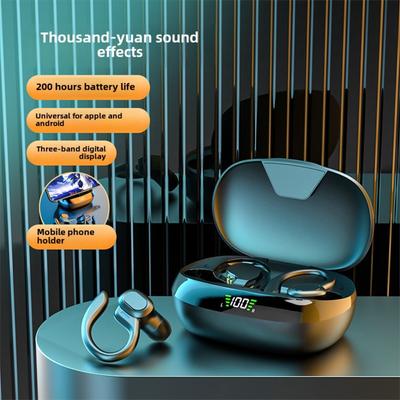 Built-in High-definition Microphone Wireless Headset, LED Screen Charging Case, Automatic Pairing and Long Battery Life, Suitable for Sports, Cycling