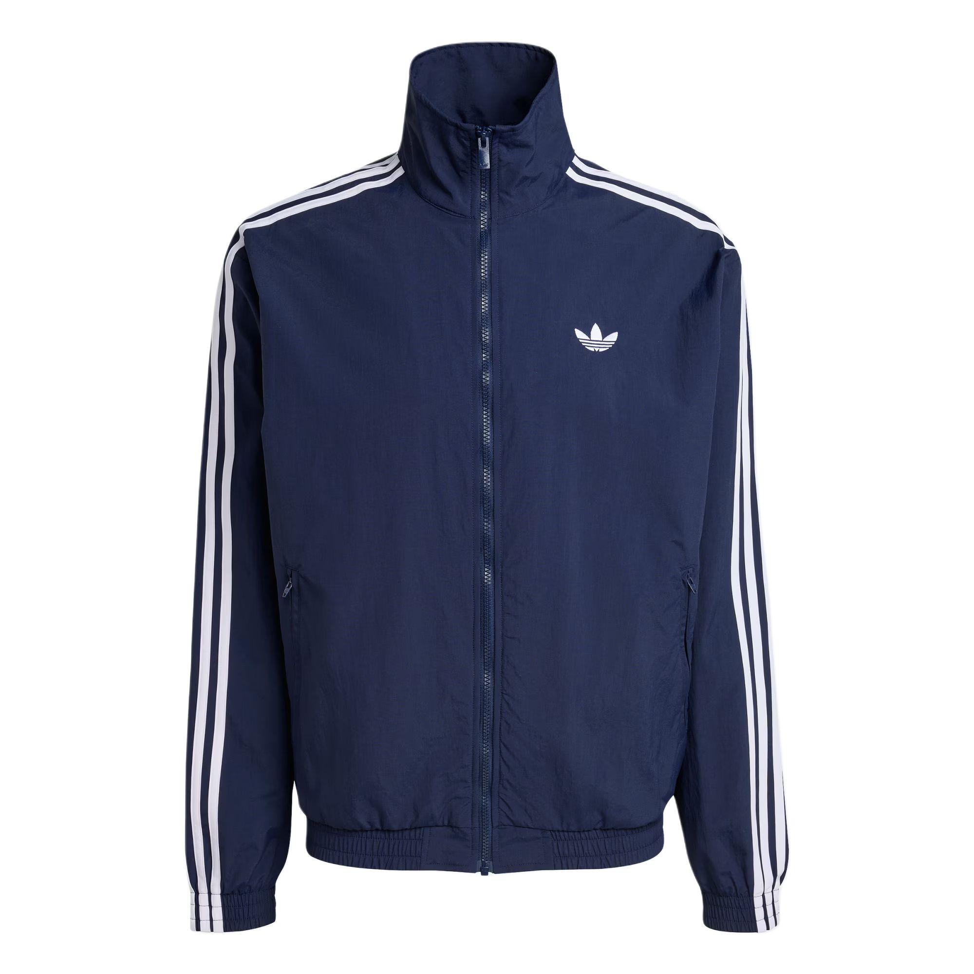 Adidas Originals Firebird Woven Three Stripe Stand Collar Zip Sports Long Sleeve Jacket Men Jackets KE1365 XS