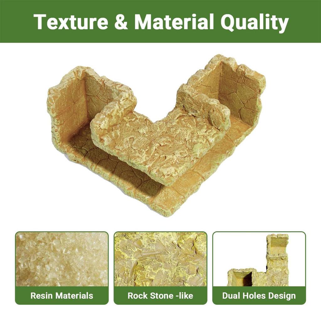 Shrimp Tunnel Resin Animal Habitat For Breeding Shrimp Cave Tunnel Accessories For Tank Breeding Hiding Stuff Water Indoor