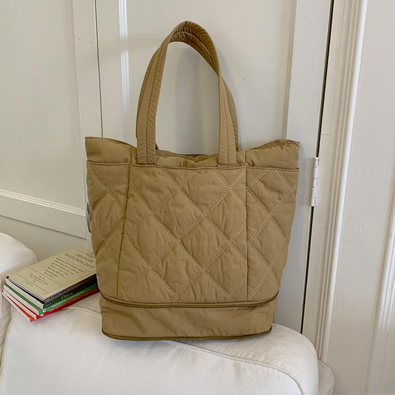 Women's Bag Rhomboid Shoulder Bag Commuter Large Capacity Tote Bag