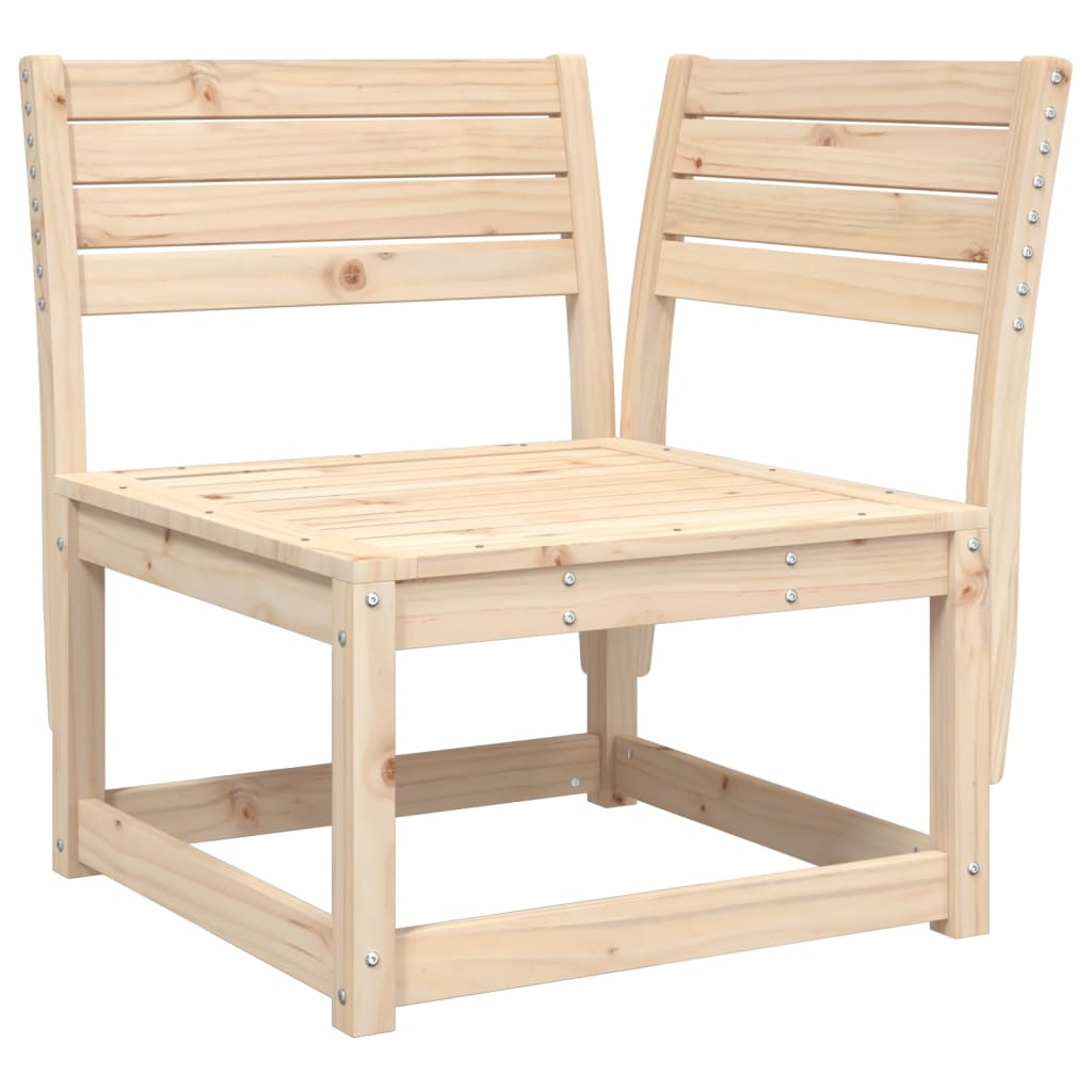 3 Piece Garden Sofa Set Solid Pine Wood