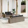 VidaXL Garden Lounge Set with Cushions 6 Pcs, Patio Sofas, Patio Furniture Set, Outdoor Furniture, Grey 3254637