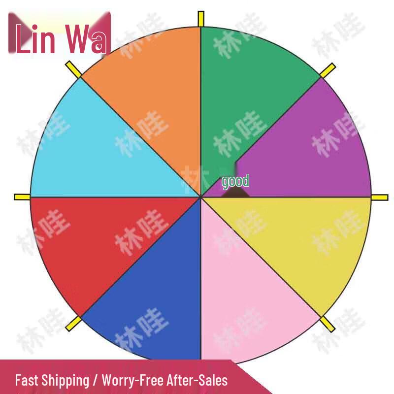 Kids Rainbow Parachute Sensory Play Toy