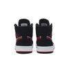 Air Jordan 1 Mid SE 'Newspaper Air Times' (Unisex) Black / Gym Red / White Vintage Basketball Shoes 852542 061