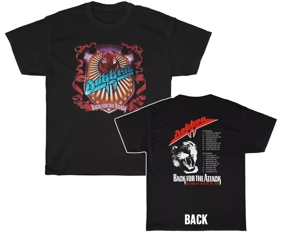 Dokken 1987-88 Back For The Attack World Tour Shirt Unisex T-Shirt M