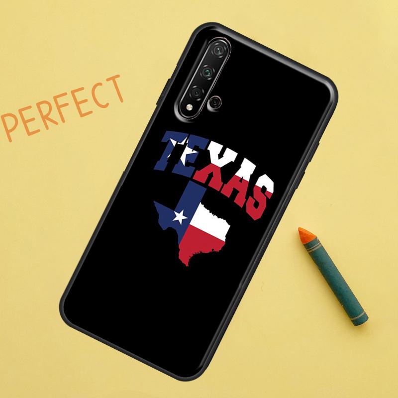 

Texas Flag For Huawei Nova 10 9 SE 11 Pro 12i 11i 8i Y60 Y70 Y90 Y61 Y91 Y72 Y73 P20 P40 P30 Lite Case Nova 10 SE