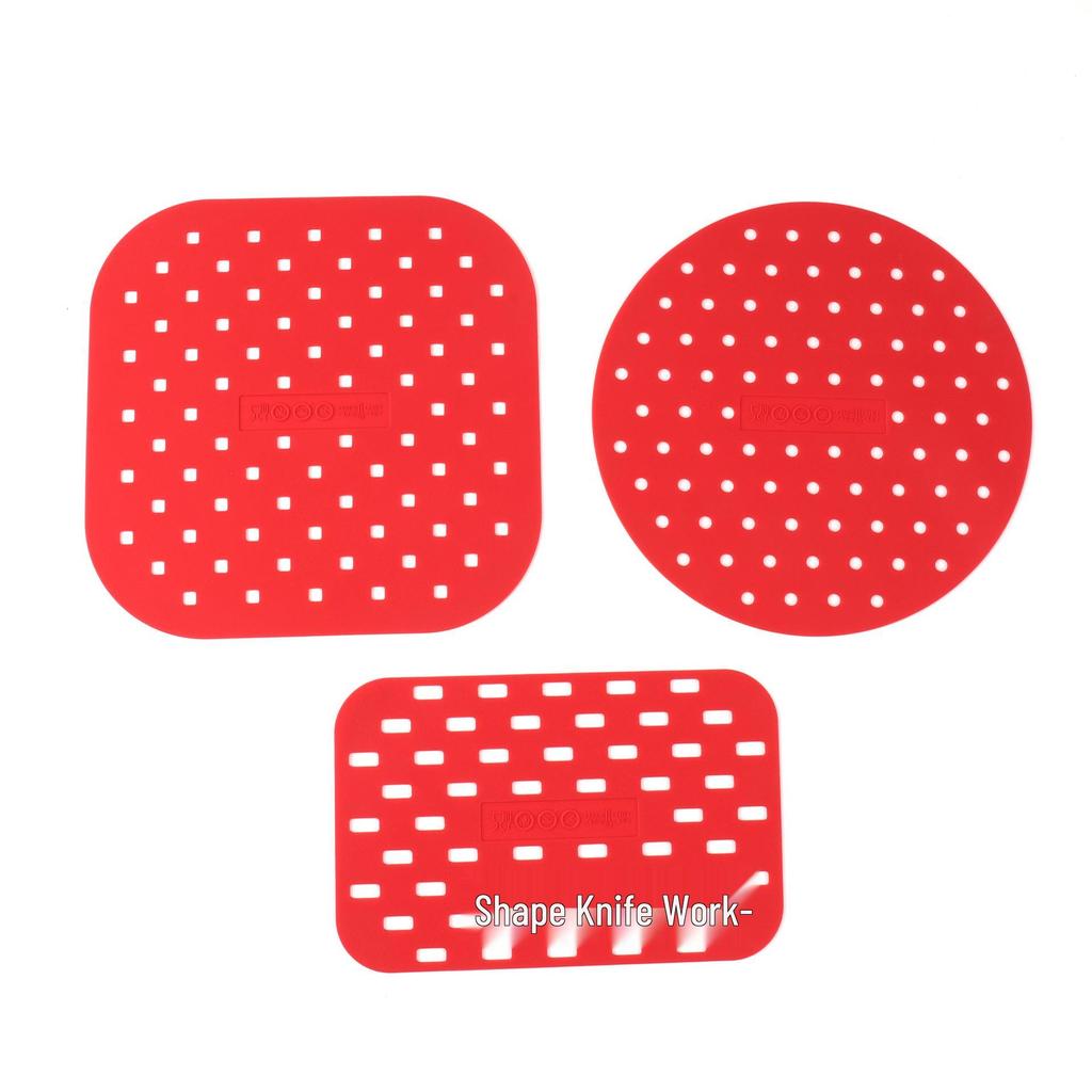 Reusable Silicone Air Fryer Liner Mat with Anti-Scald Heat Insulation