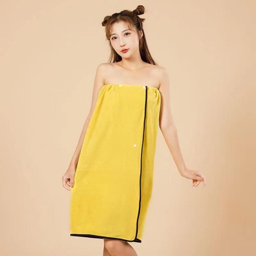 Microfiber Bath Skirt Cartoon Wrap Shower Skirt Beach Towel Spa Bathrobes  Lady