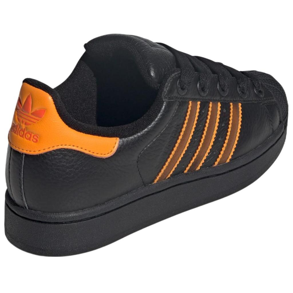 Adidas Superstar 2 Black Crew Orange Women Sneakers Core-Black Semi-Impact-Orange JQ6469