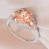 2026 New Zircon Jewelry European and American Fashion Women's Creative Geometric Jewelry Romantic  Ring Jewelry