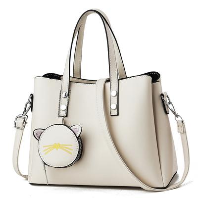 Bags Women's 2023 New Fashion Handbag Simple Temperament Lady Pendant One Shoulder Messenger Bag