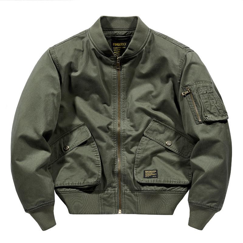 Autumn and Winter New Tooling Flight Suit Jacket Men's Thickened Baseball Suit Casual Large Size Jacket