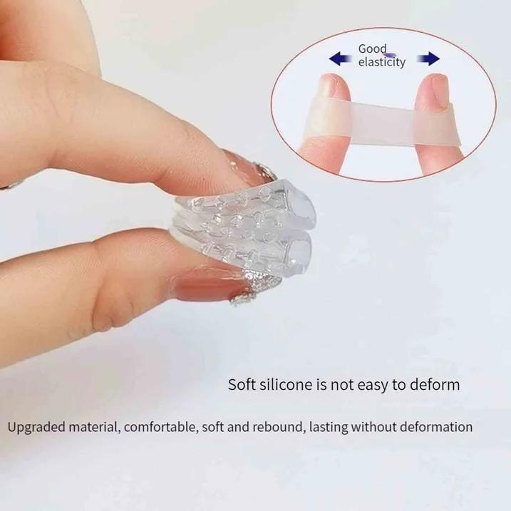 Toe Protector Breathable Silicone Toe Separation Foot Wear Shoes Anti-wear And Sweat Transparent Waterproof