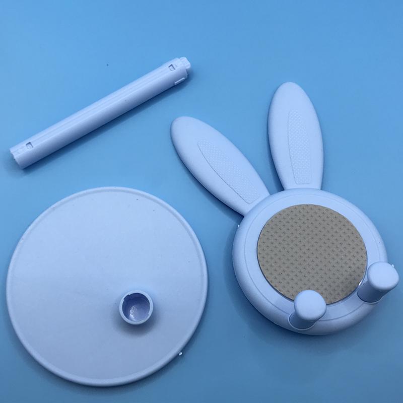 Xiaomi Adjustable Cartoon Bunny Ear Phone Stand Cute Rabbit Universal Tablet Holder Desktop Retractable Organizer For Home Office Decor