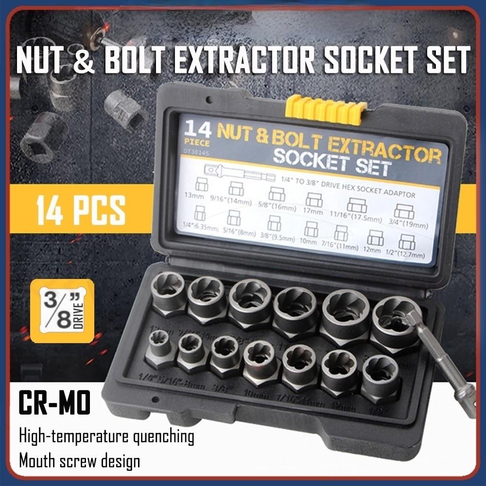 Spiralförmiges Design Nussbrecher Chrom-Molybdänstahl Gebrochener Bolzenwerkzeug Automobilreparatur