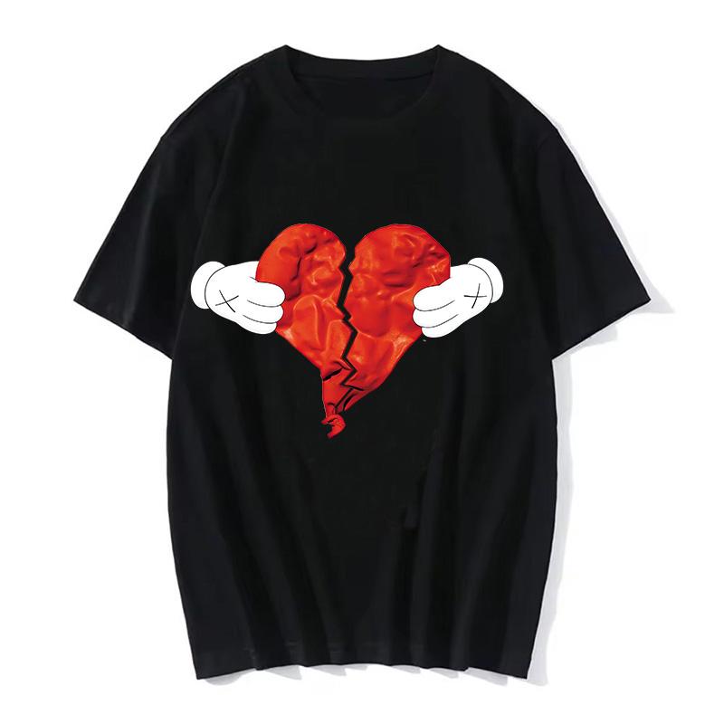 Cotton Funny Kanye West Meme Cotton T-Shirt Men's Vintage Hip Hop Rap Style Tshirt Men Women Short Sleeve T Shirt Streetwear