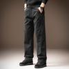 High-end Pure Cotton Tapered Casual Pants for Men, New Autumn Drape American Vintage Loose Loose Straight-leg Pants for Men