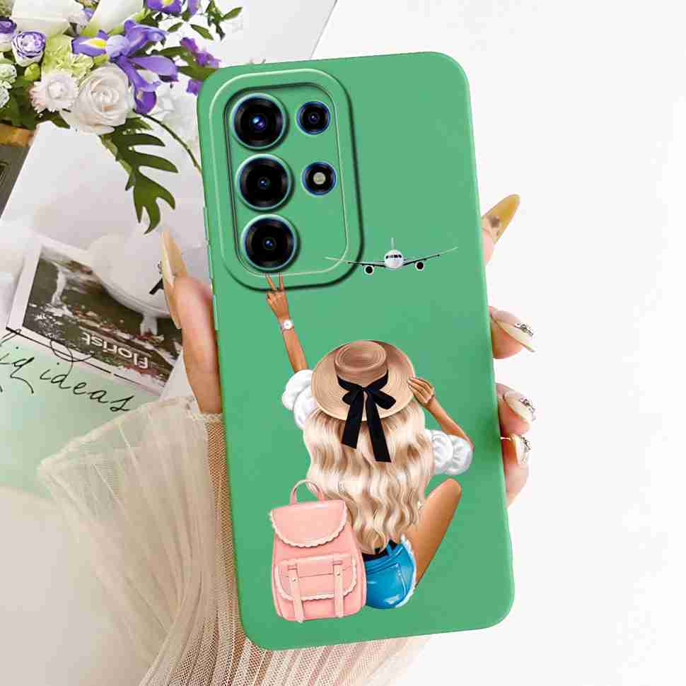 For Itel S26 Ultra Case Floral Silicone Soft Casing New Shockproof Back Cover For Itel S26 Ultra / Super 26 Ultra / S688LN Cover