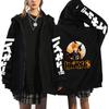 Haikyuu Volleyball Anime Mens Zipper Hoodie Loose Fit Cotton Sweatshirt Teens Casual Wear