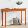 Vidaxl Console Table, Waxed Brown, 110X40X75 Cm, Pine Wood