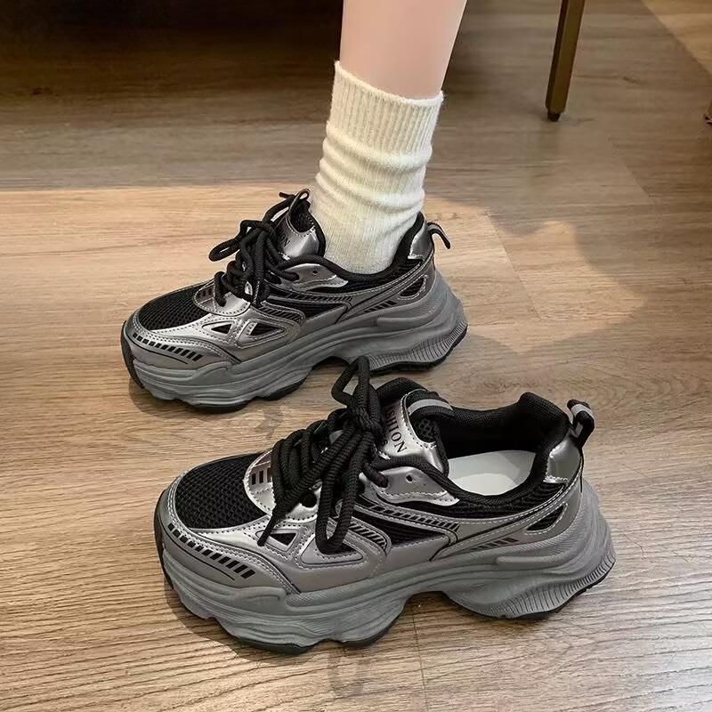 New Dad Shoes for Women Height-increasing Breathable Versatile Lightweight Sporty and Casual