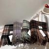 New Arrivals Open Run Women Big Size Check Point Muffler