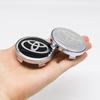 4 Stück 60mm Für Autoemblem Radnaben-Mittelkappe Abzeichen Abdeckungen Aufkleber Decals Styling Für Toyota Corolla RAV4 LEVIN Yaris C-HR Camry