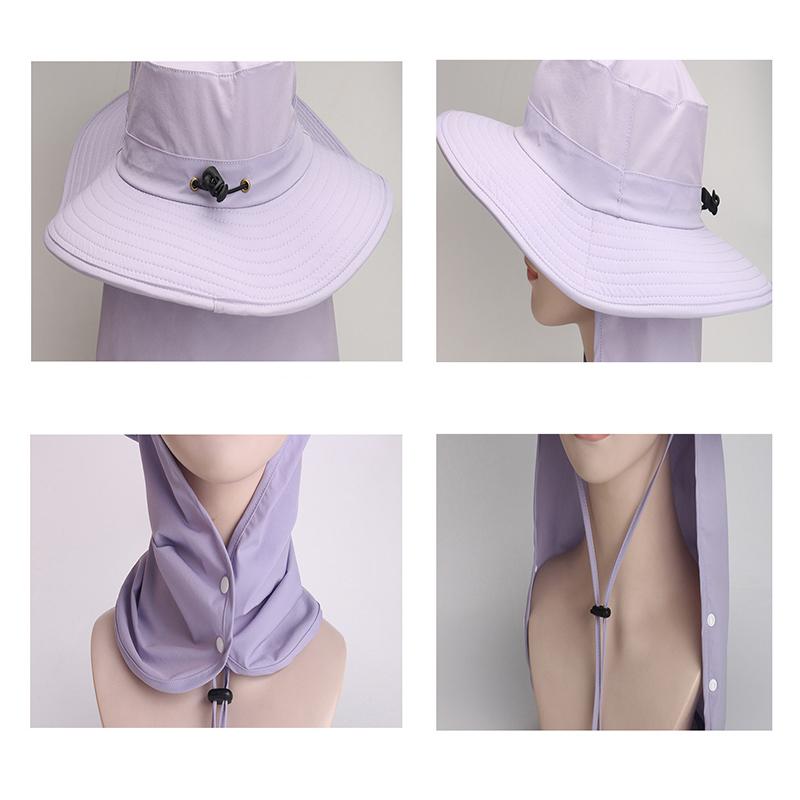 2023 Ladies Fashion Quick Dry Ice Cool Bucket Hat Men Outdoor UV Protection Travel Hiking Surfing Sports Cloak Fitting Basin Hat