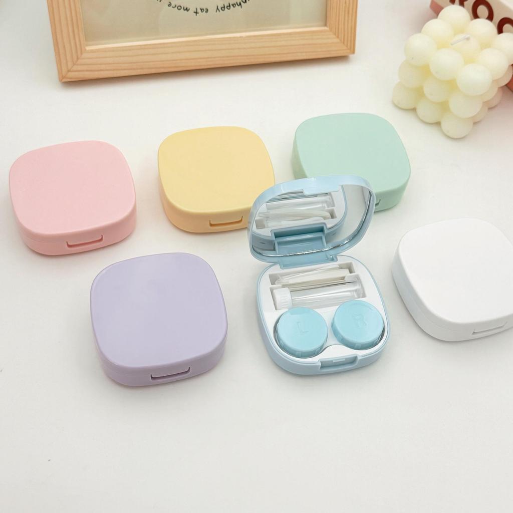 Mingtai Macaron Color Contact Lens Case – Portable & Convenient