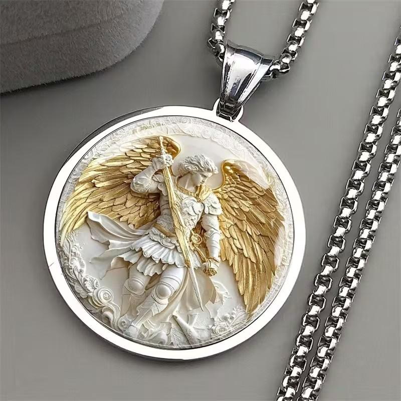 St. Raphael Archangel Men's Trendy Necklace Versatile Necklace Pendant