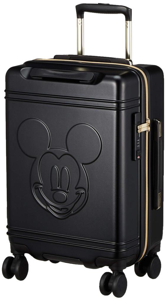 Disney Suitcase Disney Series 30L 23 Cm S Size Mickey Face Black [Hapitas] 3.2kg DN1.