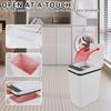 12L  Automatic Sensor Trash Can Touchless Infrared Motion Sensor Smart Trash Can for Kitchen Bathroom Waterproof Wastebasket