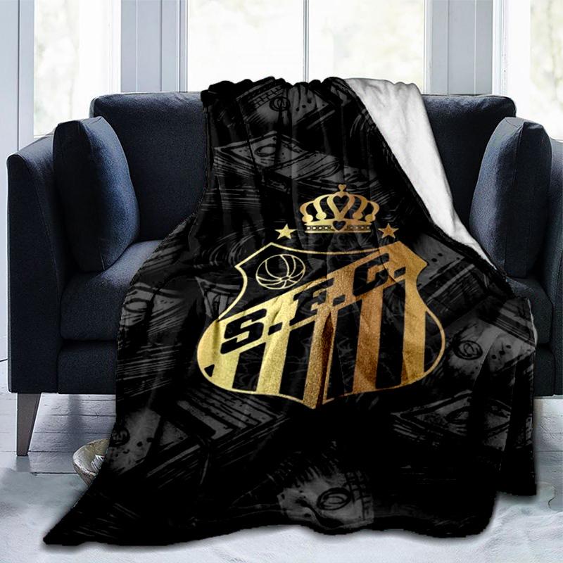 Fc Crest Design Printed Throws Blanket Soft Flannel Blankets for Couch Bed Gifts for Men Women Picnic Blanket Christmas Gifts