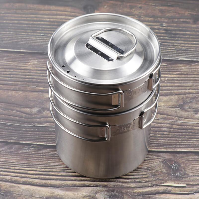ZISIZ 304 Stainless Steel Outdoor Camping Cup Set