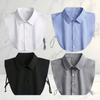 Women's Fashion Cotton Fake Collar for Suits - Minimalist Half-Shirt Style, Versatile & Convenient, Removable Collar